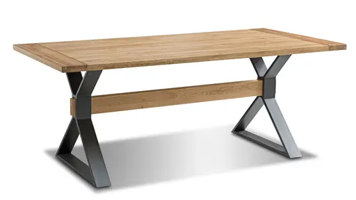 Esstisch Farmingdale - LB ca. 200x100 cm, Eiche massiv, natur geölt