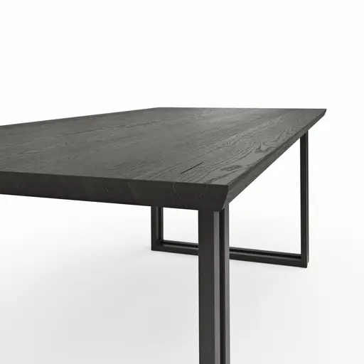 Esstisch Clifton - BL ca. 100x240 cm, Zerreiche massiv, Smoke