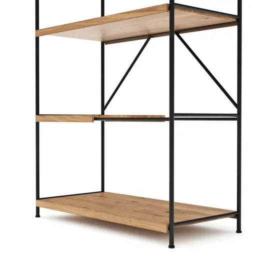 Regal Hartford - Eiche massiv, natur geölt