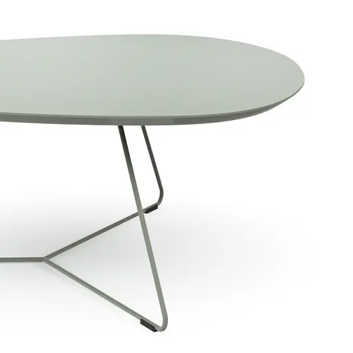 Couchtisch Fano - LBH ca. 96x86x38 cm, Fenix, Olivgrün