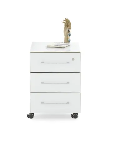 Rollcontainer GWEN - B/H/T ca. 40x55x50 cm, Eiche Dekor