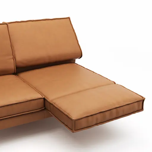 Ecksofa My -  Ecke links mit 2-Sitzer, Rückenlehne, Armlehne  verstellbar und Drehsitze, Leder, Cognac