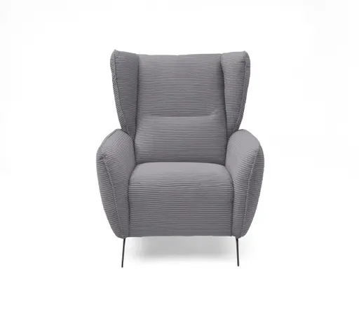 Sessel EILA - Stoff, Dunkelgrau