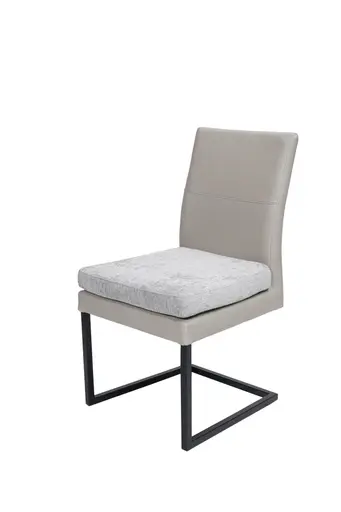 Freischwinger - Stoff Hellgrau