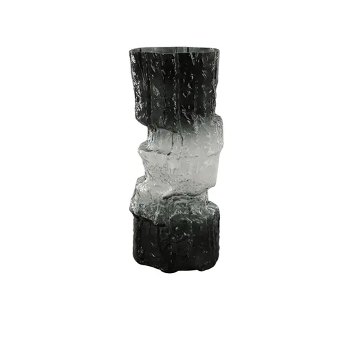 Deko-Vase - DH ca. 13x30 cm, Grau