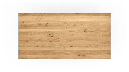 Esstisch Farmingdale - ausziehbar, mit Alubeschlag, LB ca. 200x100 cm, Eiche massiv, natur geölt