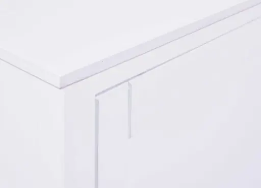 Kommode - B ca. 160 cm, Weiß