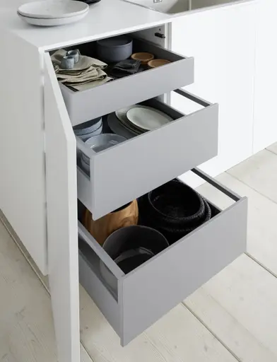 Inselküche 52.180 CO 10 520, Kristallweiß matt