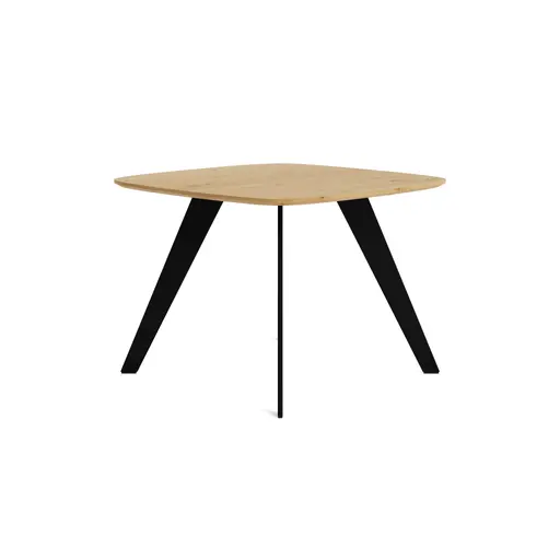 Couchtisch Volaris U - BHT ca. 50x40x50 cm, Eiche massiv, Bianco 