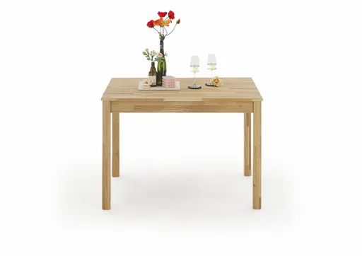 Esstisch- LB ca. 110x80 cm, Eiche, Massiv, Geölt