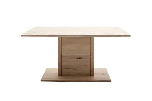 Esstisch - LB ca. 160x90 cm, Eiche Nachbildung, Eiche massiv geölt