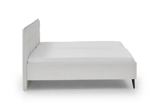 Polsterbett - Liegefläche ca. 180x200 cm, Stoff, Beige