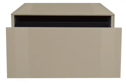 Couchtisch - LB ca. 75x75 cm, Taupe