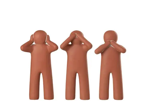 Deko-Figur - LBH ca. 13,5x7x30 cm, Terracotta