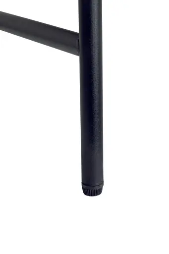 Beistelltisch - LB ca. 60x38 cm, Eiche massiv geölt, Schwarz