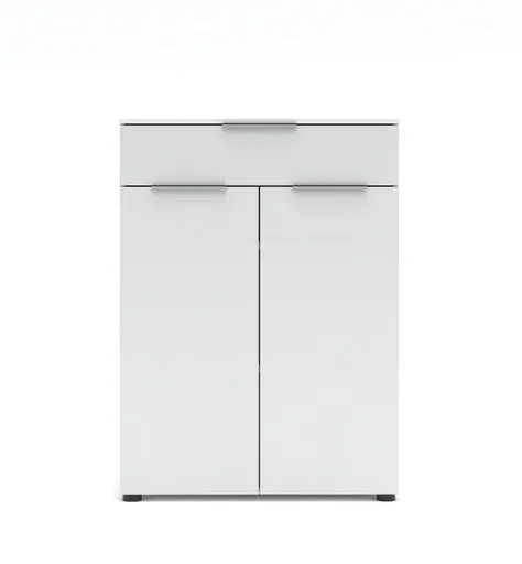 Büroschrank - B ca. 80 cm, Weiß