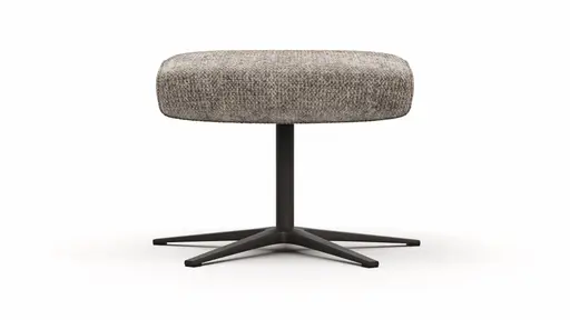 Hocker Noto Relax II - Stoff, Graubraun