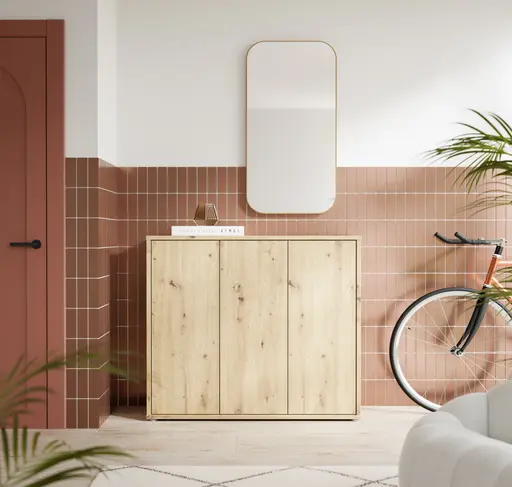 Schuhkommode FAID- Eiche Dekor