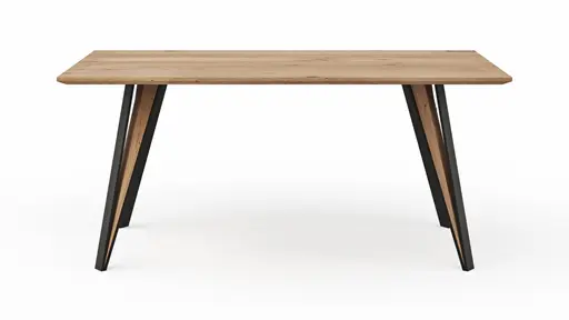 Esstisch Dinner - LB ca. 160x90 cm, Balkeneiche massiv