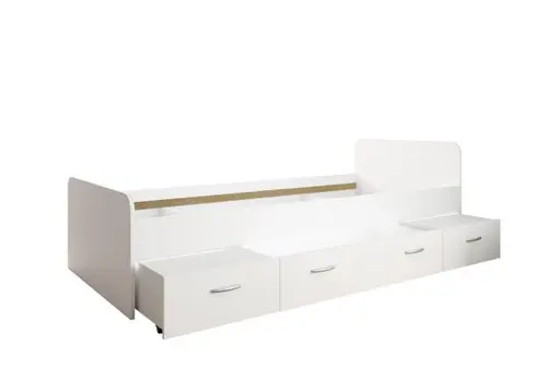 Kojenbett - Liegefläche ca. 90x200 cm, Weiß