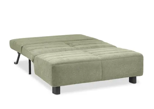Faltsofa Easy - 2-Sitzer ohne Armlehne, ca. 140 cm inkl. Schlaffunktion, Stoff, Grün