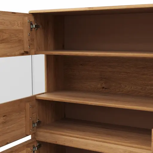 Highboard Hillsboro - Wildeiche natur, geölt