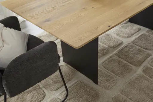 Esstisch Tucson - LB ca. 200x95 cm, Wildeiche massiv