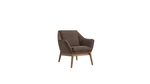 Sessel Karasu - Posh, Stoff, Taupe