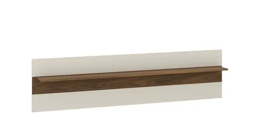 Wandboard - B ca. 180 cm, Kaschmir, Nussbaum Nachbildung