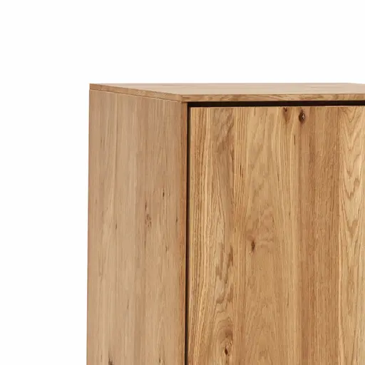 Vitrine Saratoga - rechts, Wildeiche massiv, natur geölt