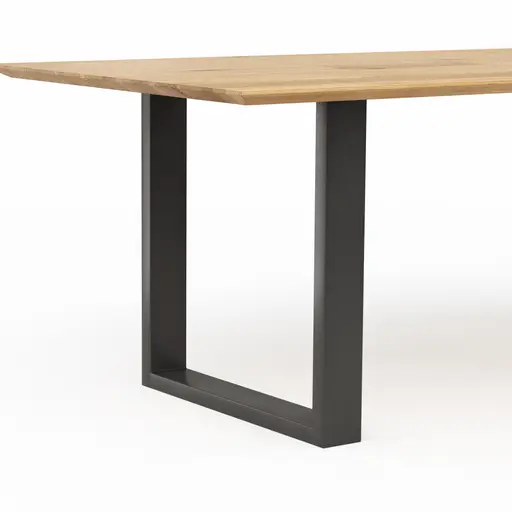 Esstisch Clifton - mit Einsätzen, LB ca. 240x100 cm, Wildeiche massiv, natur geölt