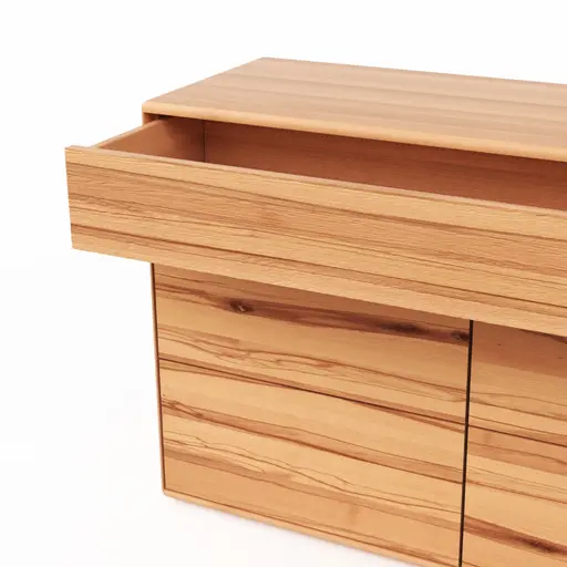 Sideboard Hillsboro - Buche/Kernbuche natur, geölt