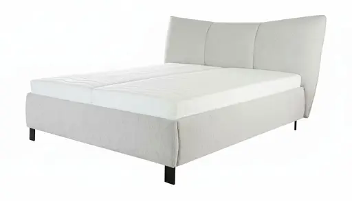 Polsterbett - Liegefläche ca. 180x200 cm, Stoff, Beige