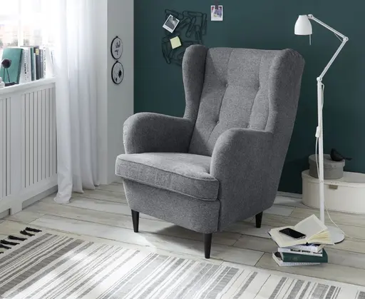 Sessel - Webstoff, Anthrazit