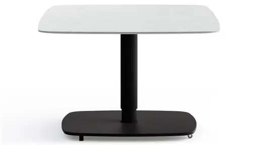 Couchtisch Camas - LBH ca. 100x65x42 cm, Keramik, Creme