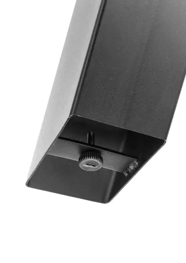 Esstisch - LB ca. 220x100 cm, Wildeiche massiv geölt, Baumkante, Schwarz