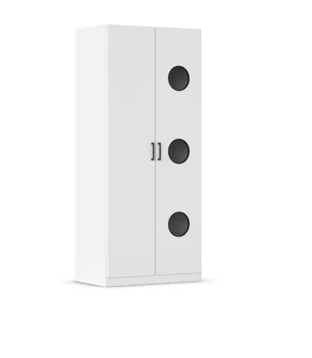 Wäscheschrank RHONDA- B ca. 91 cm, Weiß