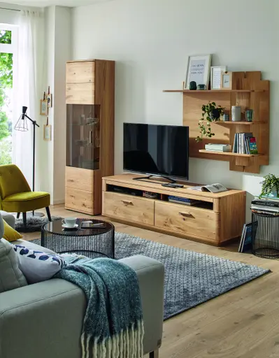 Wohnwand Paso - Asteiche bianco