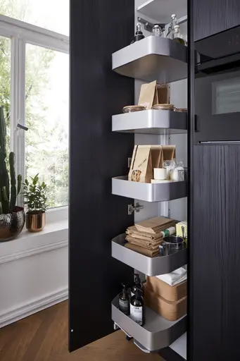 Inselküche 56.210 GL 8 519, Onyxschwarz