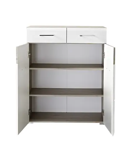 Garderobe - Silbereiche Nachbildung, Weiß