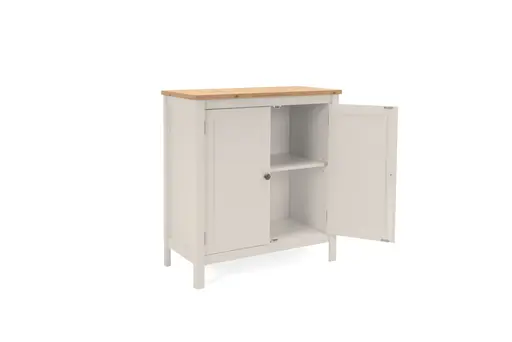 Kommode- B ca. 80 cm, Cahmpagner, Eiche Dekor