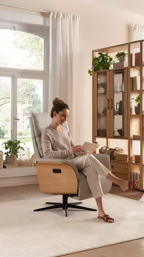 Relaxsessel Amila - Größe L, inkl. 4-motorischer Relaxfunktion und Aufstehhilfe, Leder, Silbergrau