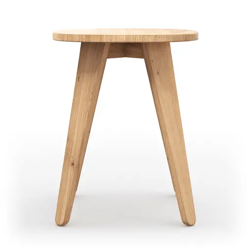 Hocker Signe - BHT ca. 40x50x40 cm, Asteiche massiv, Geölt