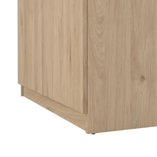 Schuhschrank - B ca. 81 cm, Jackson Hickory Nachbildung, Schwarz