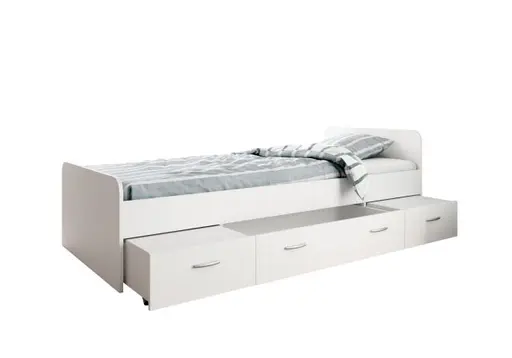 Kojenbett - Liegefläche ca. 90x200 cm, Weiß