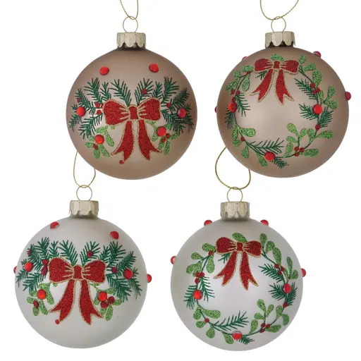 Glaskugel - 4fach sortiert