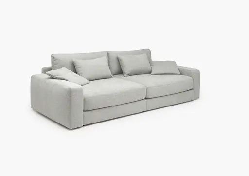 Big Sofa JOVIN - Stoff, Hellgrau