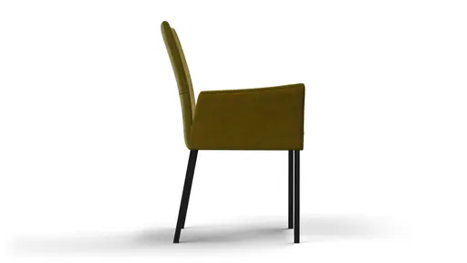 Armlehnstuhl Saragossa - Stoff, Moos