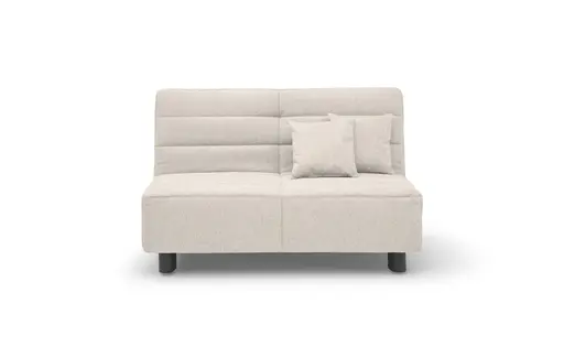 Funktionssofa EASY Optik D - 2-Sitzer, 140 cm inkl. Schlaffunktion, Stoff, Beige