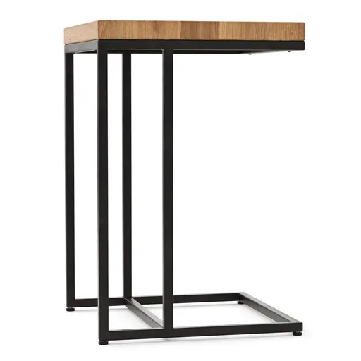 Beistelltisch Farmingdale - LBH ca. 45x45x67 cm, Eiche massiv, natur geölt